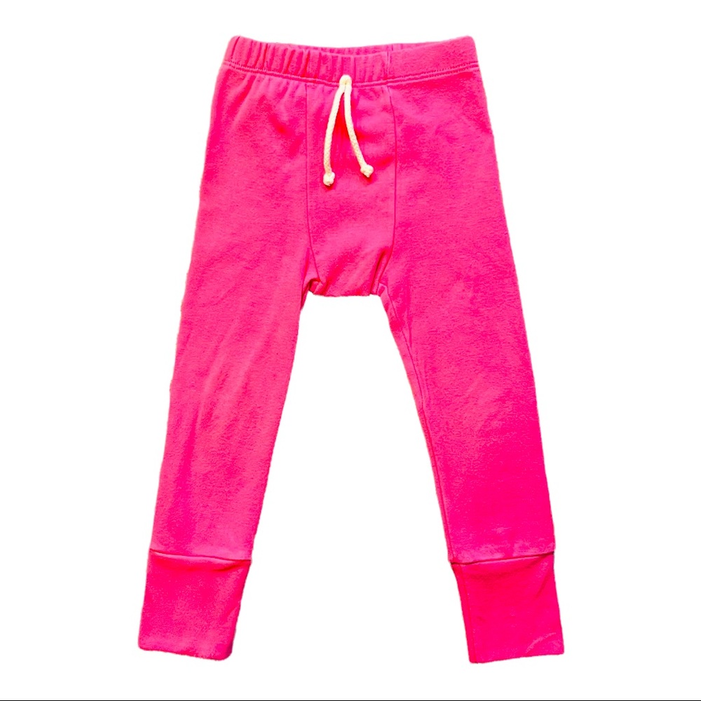 Childhoods Rib Knit Pants in Punch